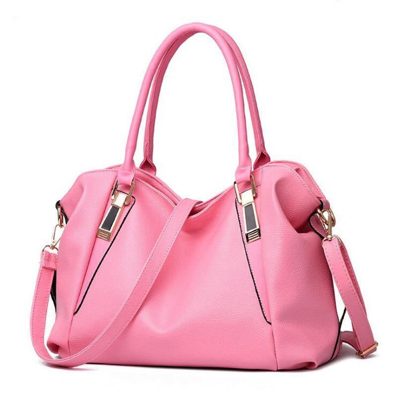 Wholesale Autumn and Winter Large Capacity Casual PU Handbag