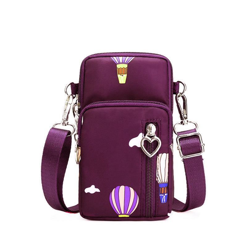 Bolso de teléfono móvil de nylon al por mayor mini bolsa