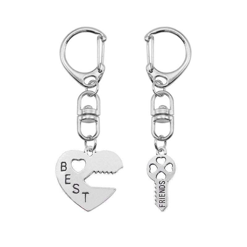 Wholesale Best Friends Best Friends Splicing Alloy Keychain