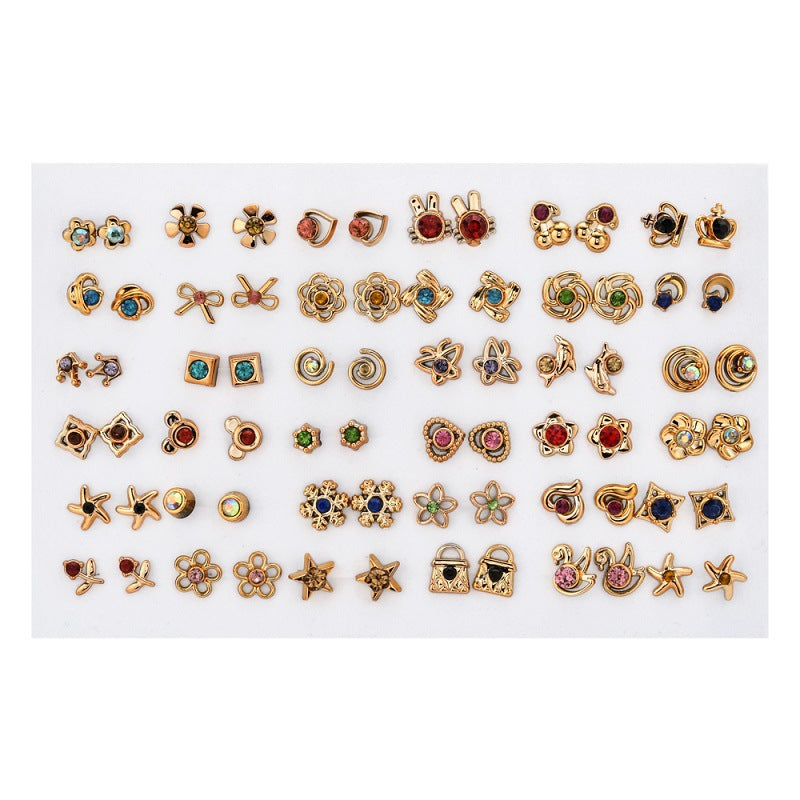 Wholesale 36 Pairs Geometric Earring Set