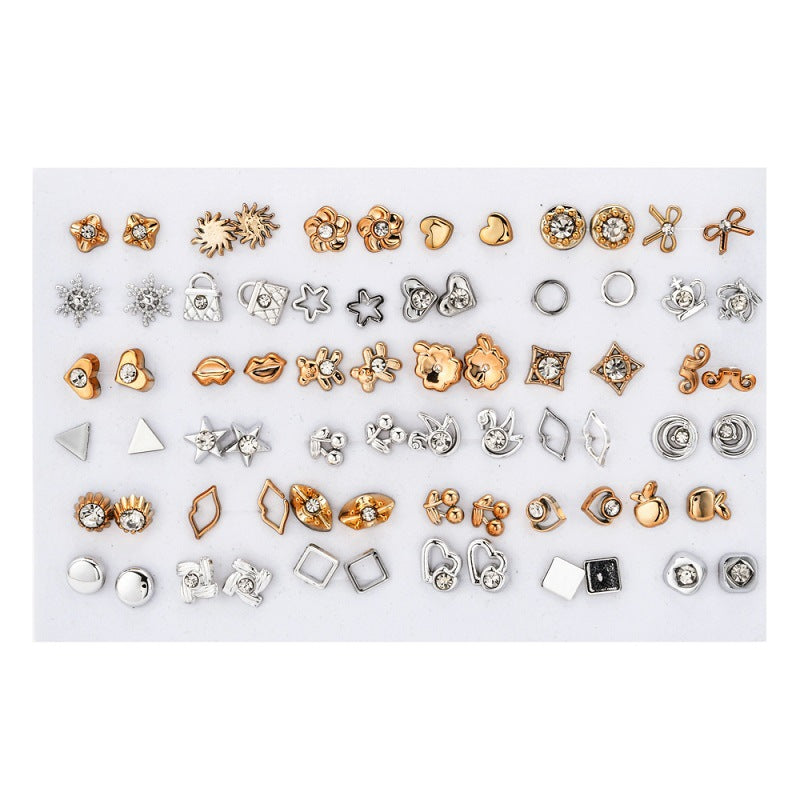 Wholesale 36 Pairs Geometric Earring Set
