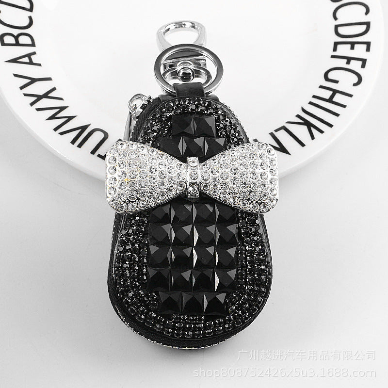 Wholesale Diamond Bow Car Keychain