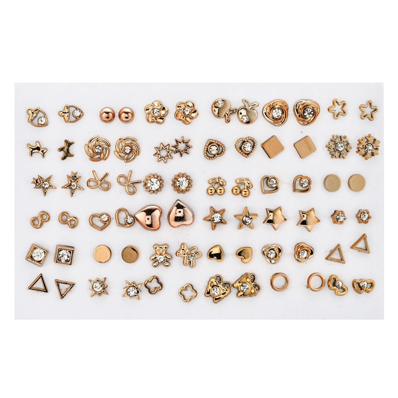 Wholesale 36 Pairs Geometric Earring Set