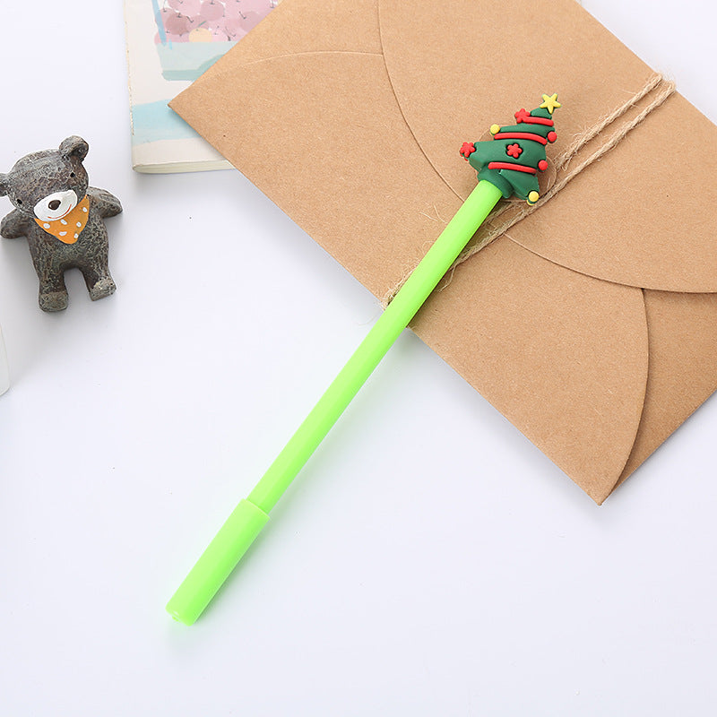 Wholesale Christmas Cartoon Elk Plastic Gel Pen