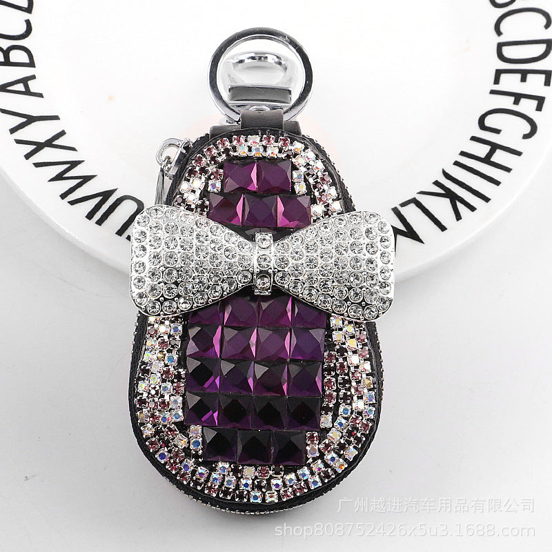 Wholesale Diamond Bow Car Keychain