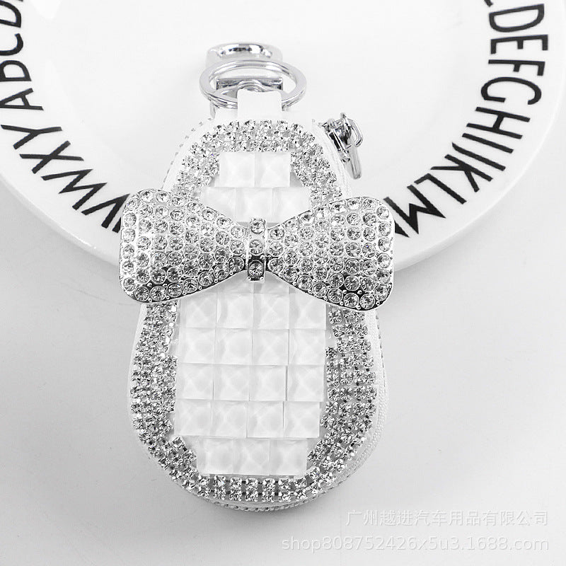 Wholesale Diamond Bow Car Keychain