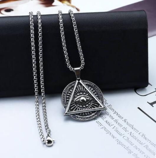 Wholesale  pendant disco long titanium steel chain net red hip hop necklace dry firewood fire jewelry