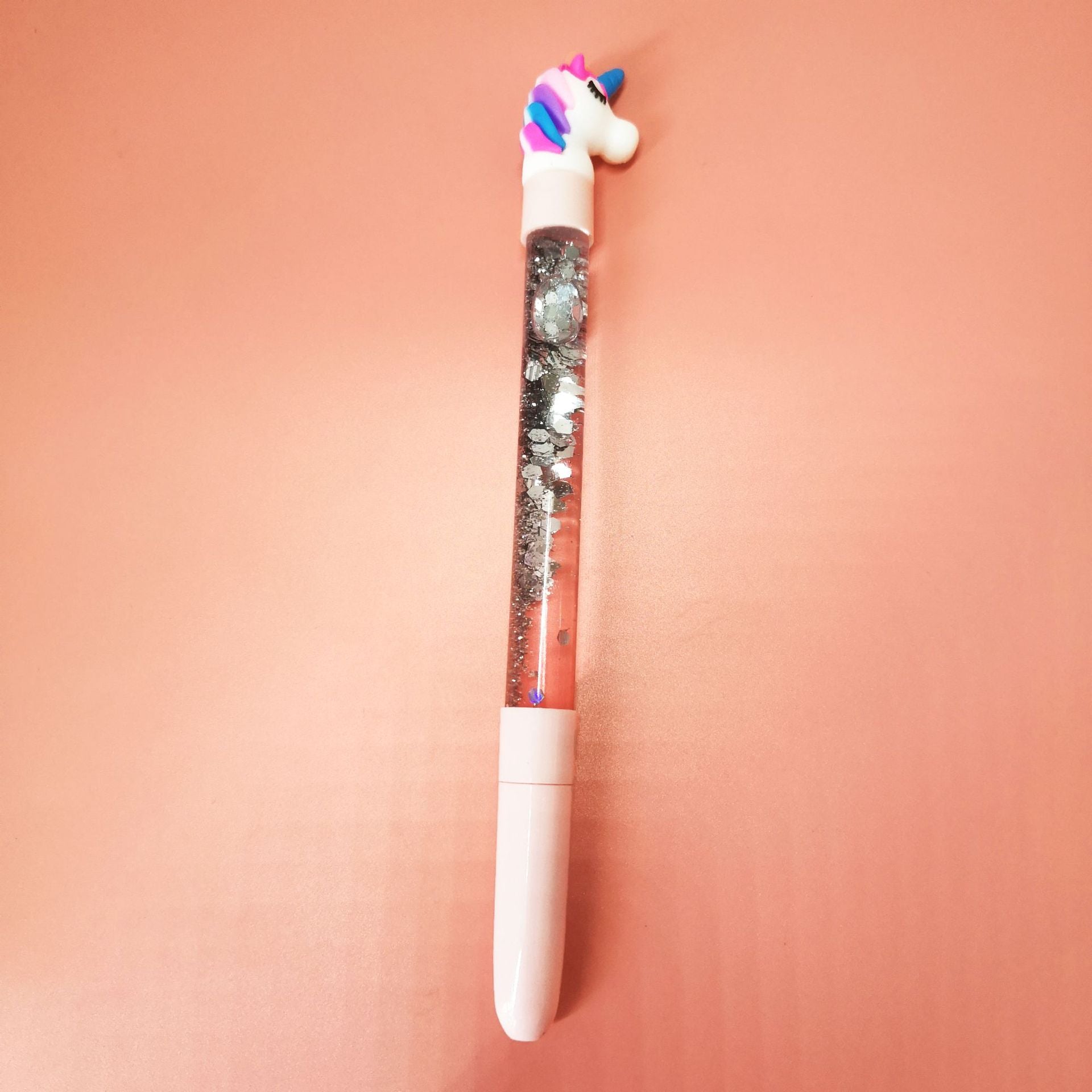 Plástico de plástico al por mayor unicornio de unicornio y bolígrafo