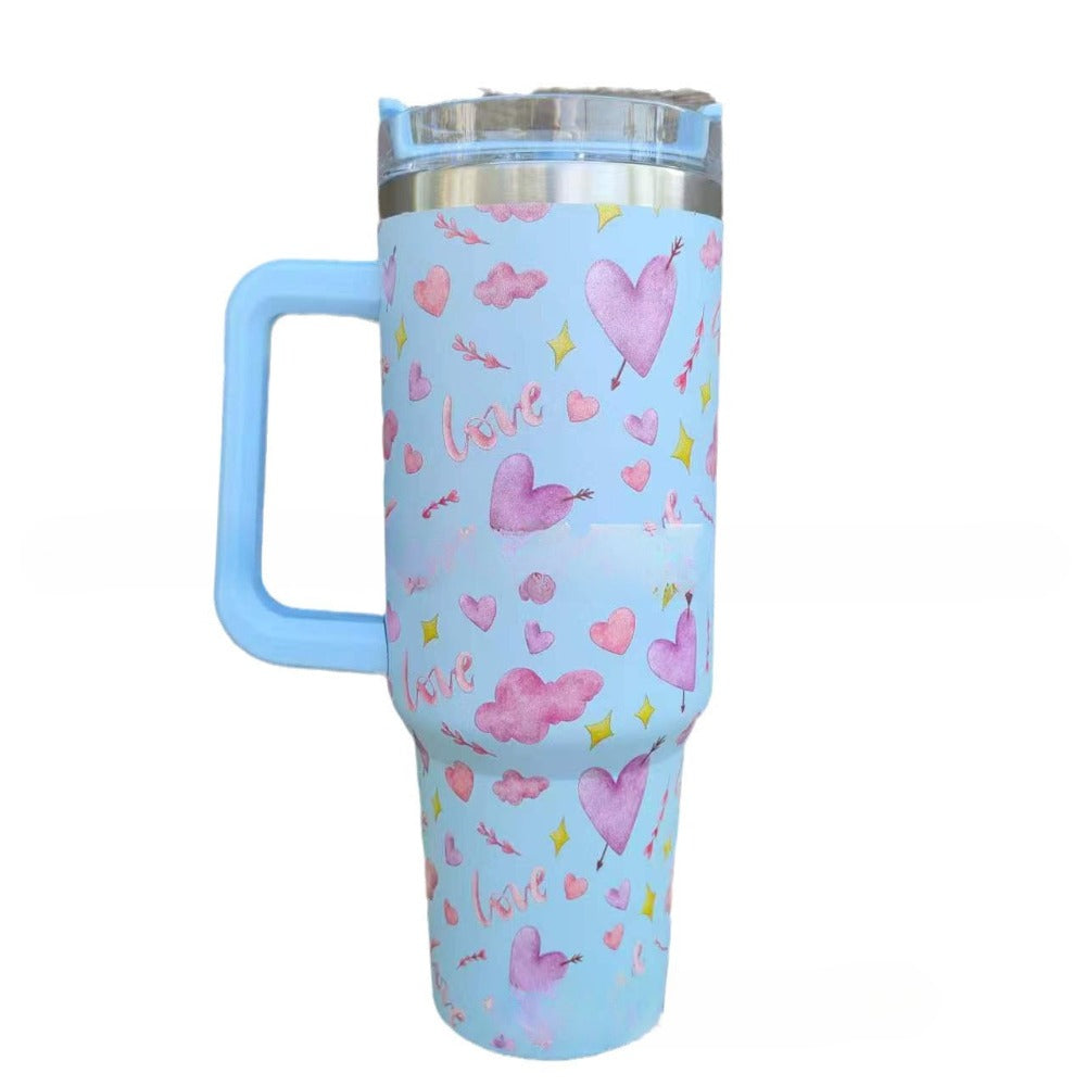 Wholesale Tumbler Double-layer Stainless Steel Valentine's Day Insulated Cup Ice Bullies Cup
