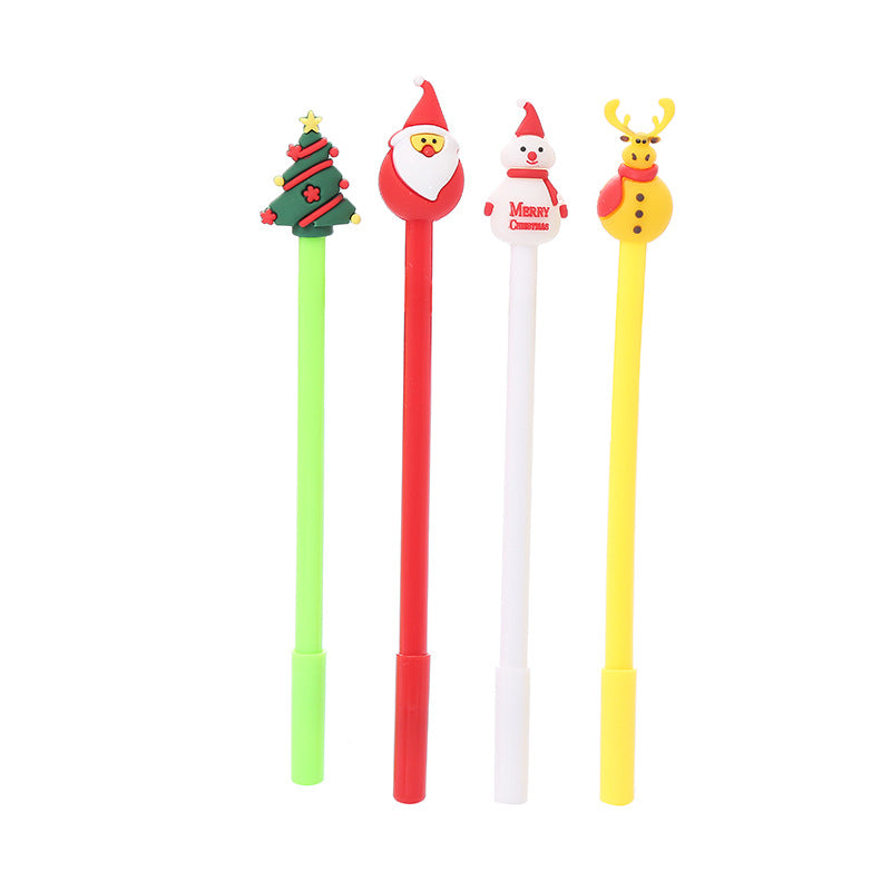 Wholesale Christmas Cartoon Elk Plastic Gel Pen