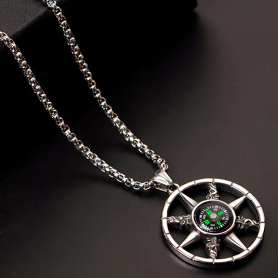 Wholesale Creative Maple Leaf Tags Men's Pendant Necklace