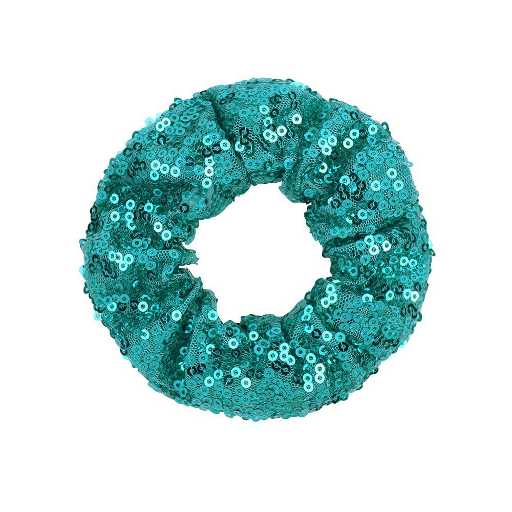 Wholesale  hair ring  fish scale sequinsHair Scrunchies