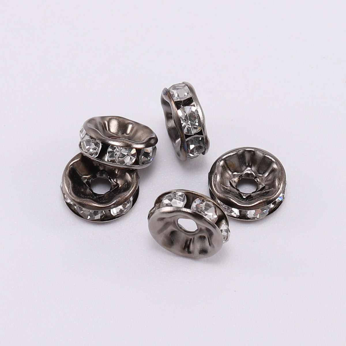 Wholesale 50pcs/pack Round Rhinestone Beads