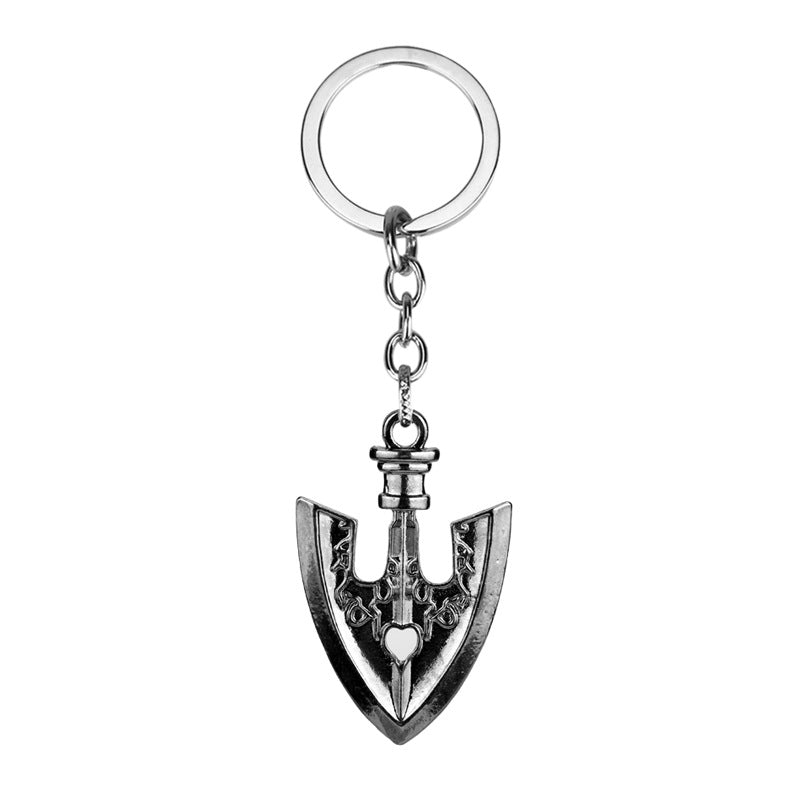 Wholesale Animation Surrounding Small Shovel Shovel Alloy Car Pendant Keychains