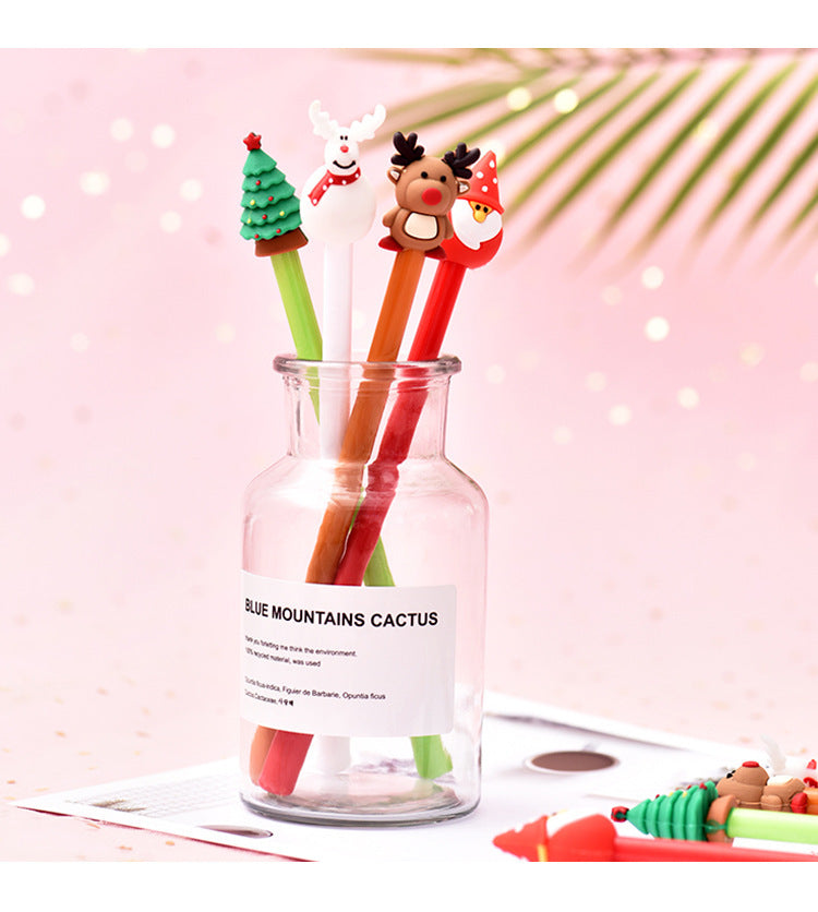 Wholesale Creative Christmas Series Plastic Gel Pens