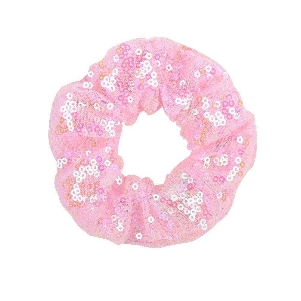 Wholesale  hair ring  fish scale sequinsHair Scrunchies