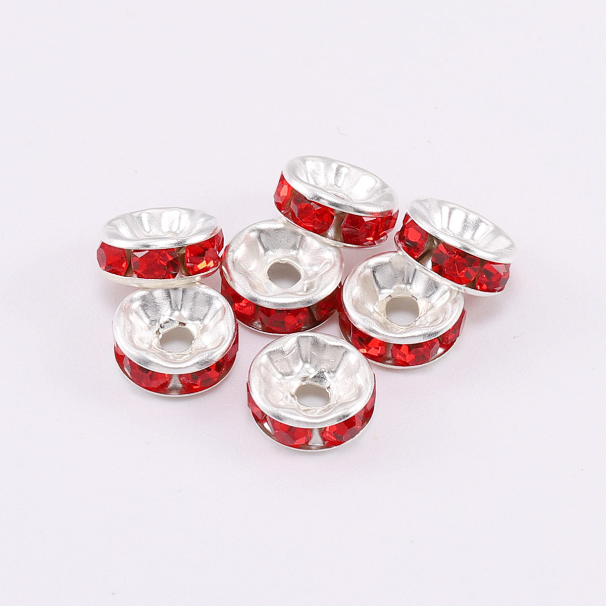 Wholesale 50pcs/pack Round Rhinestone Beads