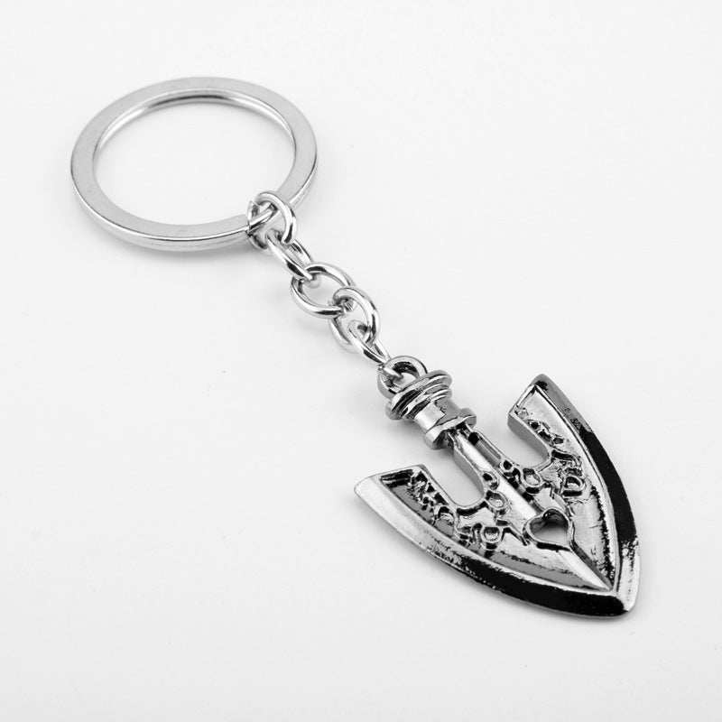 Wholesale Animation Surrounding Small Shovel Shovel Alloy Car Pendant Keychains