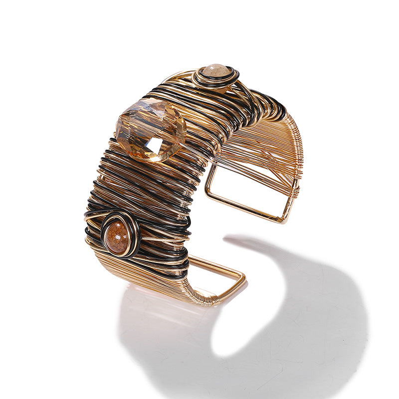 Wholesale Wide Diamond Bracelet