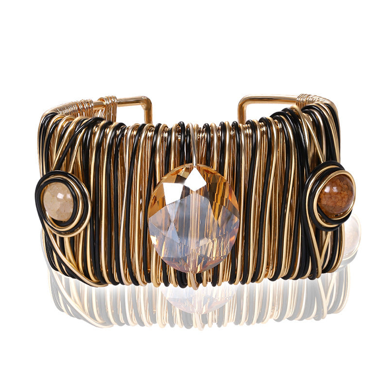 Wholesale Wide Diamond Bracelet