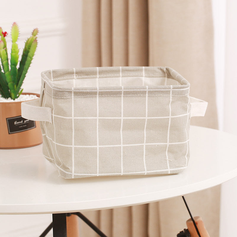 Wholesale Cotton and Linen Foldable Waterproof Portable Storage Box