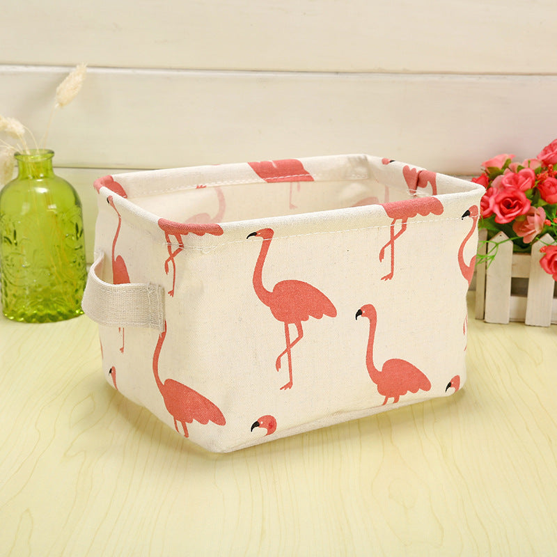 Wholesale Cotton and Linen Foldable Waterproof Portable Storage Box