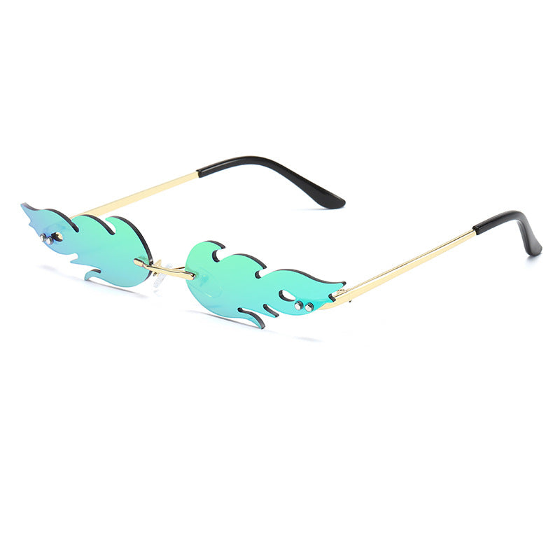 Wholesale Flame Dazzling Color Fireworks Sunglasses
