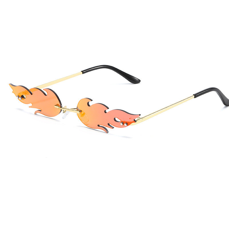 Wholesale Flame Dazzling Color Fireworks Sunglasses