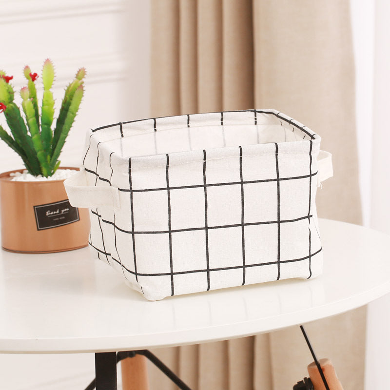 Wholesale Cotton and Linen Foldable Waterproof Portable Storage Box