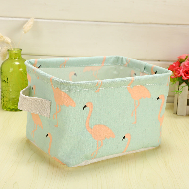 Wholesale Cotton and Linen Foldable Waterproof Portable Storage Box