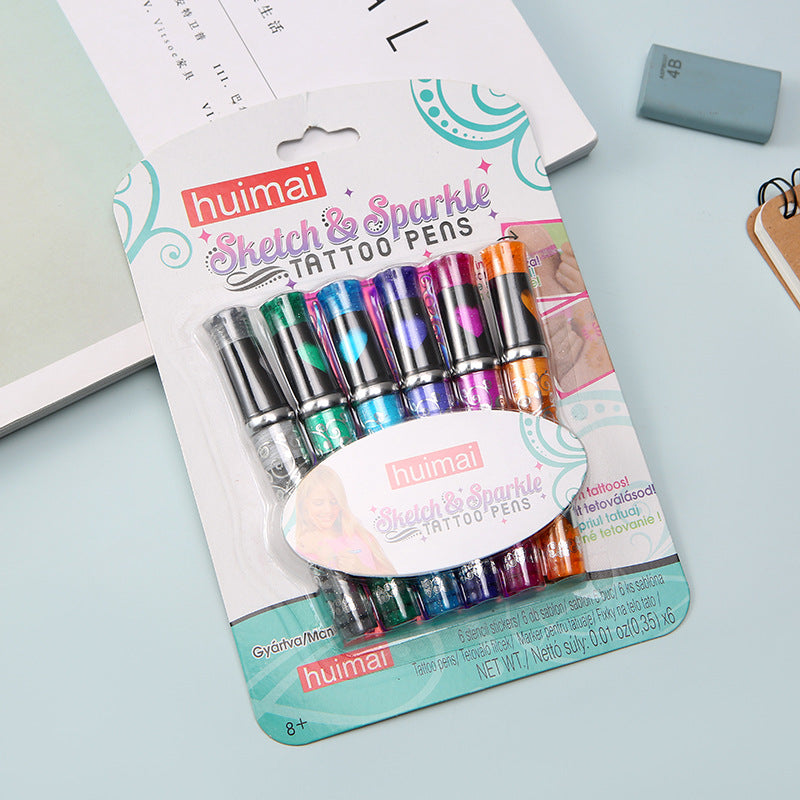 Wholesale 6pcs Body Painting Washable Pens