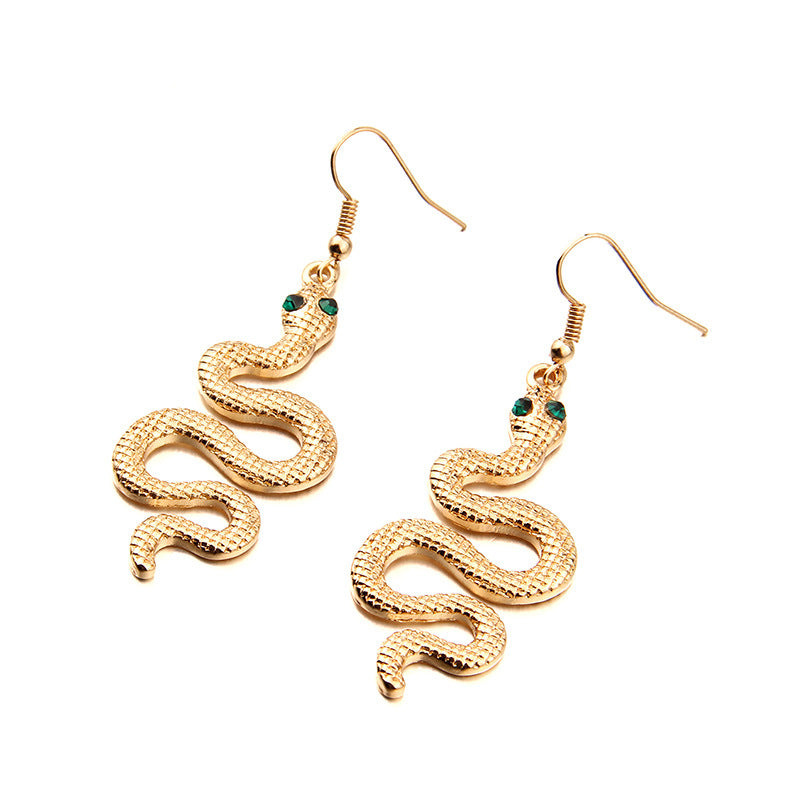 Wholesale New Personality Exaggerated Snake Earrings