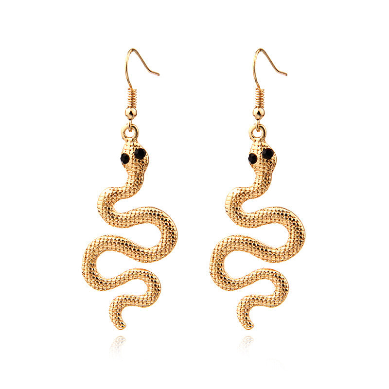 Wholesale New Personality Exaggerated Snake Earrings