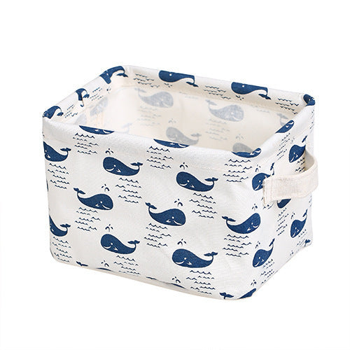 Wholesale Cotton and Linen Foldable Waterproof Portable Storage Box