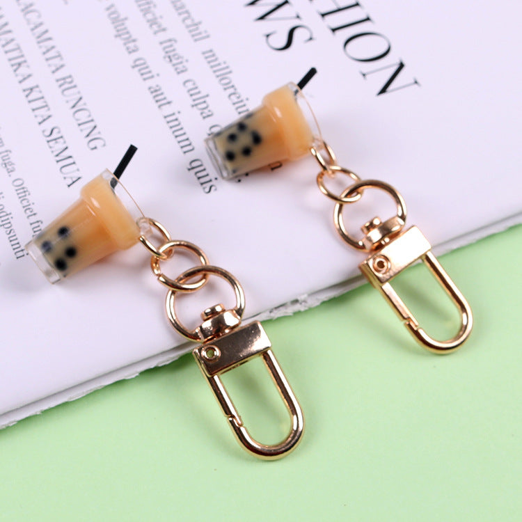 Wholesale Acrylic Bubble Tea Cup Keychain