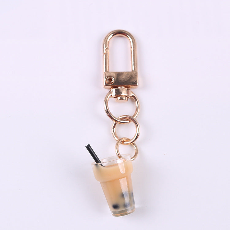 Wholesale Acrylic Bubble Tea Cup Keychain