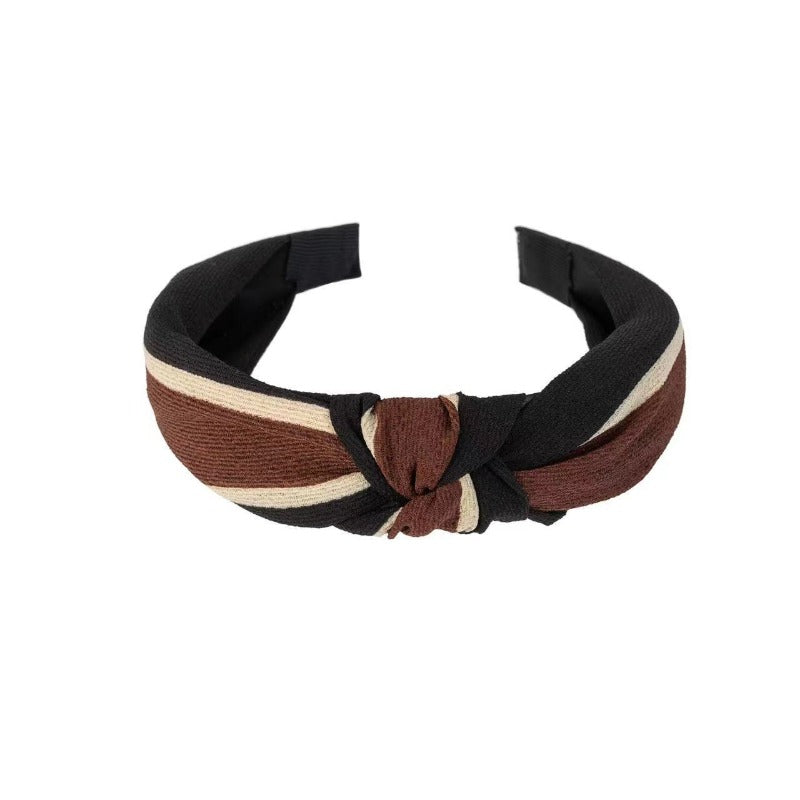 Wholesale Vintage Wide Edge Fabric Tie Headbands