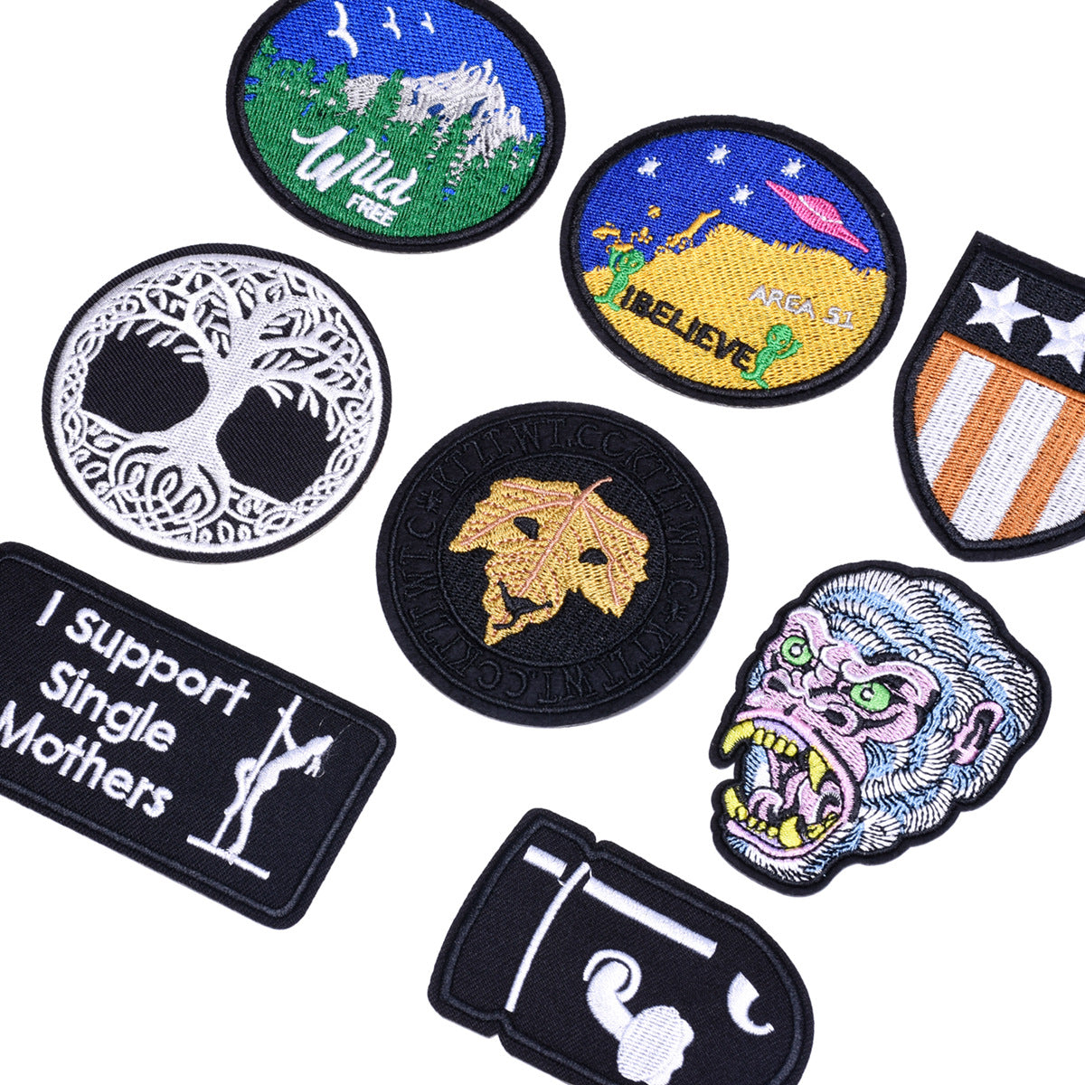 Wholesale British Embroidered Cloth Patches Alphabet Number Badges For Clothing Shoes Hats Bags Fashion Accessory DIY Craft Supply Boutique Resale
