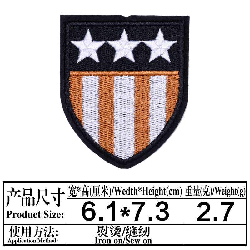 Wholesale British Embroidered Cloth Patches Alphabet Number Badges For Clothing Shoes Hats Bags Fashion Accessory DIY Craft Supply Boutique Resale