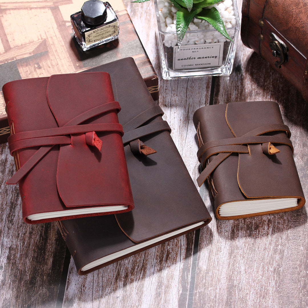 Wholesale Sewing Genuine Leather Notebook