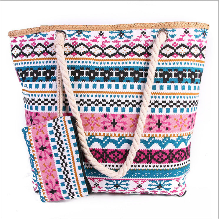 Wholesale Colorful Large Capacity Canvas Bag