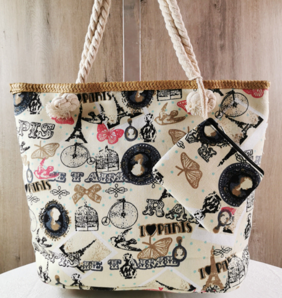 Wholesale Colorful Large Capacity Canvas Bag