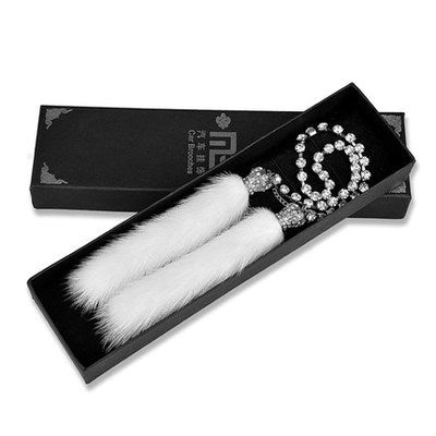 Wholesale Diamond-encrusted Mink Car Accessories