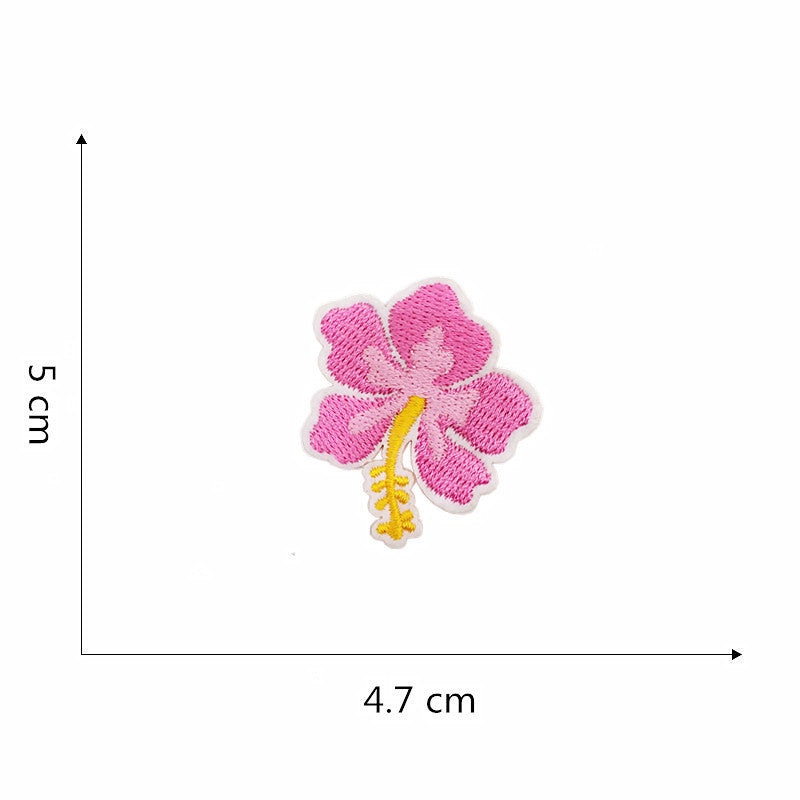Wholesale Stylish Embroidered Patches Cactus Feather Designs 20 Piece Set For Clothing Repair DIY Accessory Resale