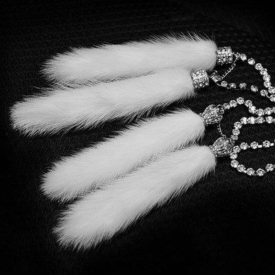Wholesale Diamond-encrusted Mink Car Accessories
