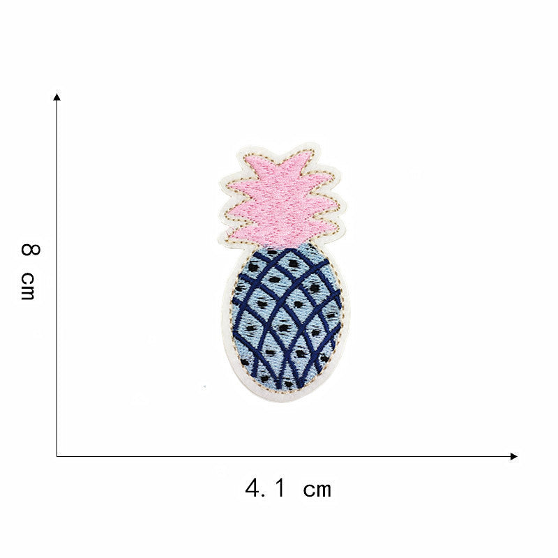 Wholesale Stylish Embroidered Patches Cactus Feather Designs 20 Piece Set For Clothing Repair DIY Accessory Resale