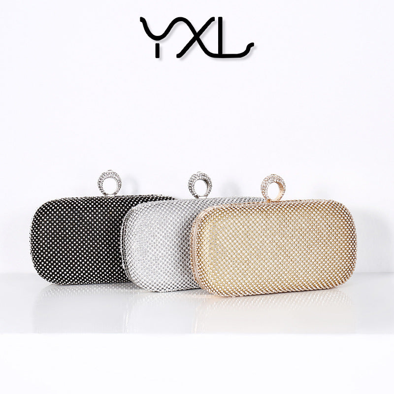 Wholesale Ring with Diamond Shining Banquet Handbag