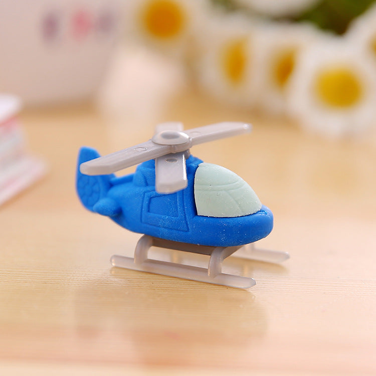 Wholesale Cartoon Helicopter TPR Eraser
