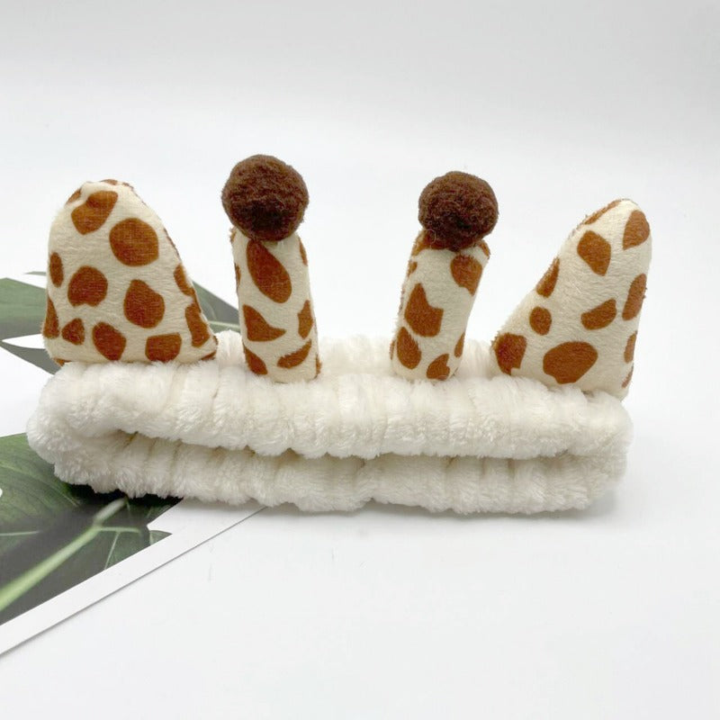 Wholesale Cartoon Giraffe Cute Plush Hairband