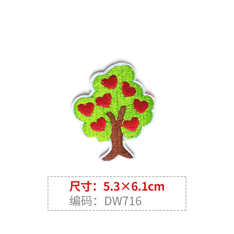 Wholesale Chic Embroidered Patches 30 Pcs Assorted Themes Cloth Appliques For Clothing Bag Resale